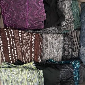 13 stylish Women's Leggings - Purple, Black, Brown, Gray